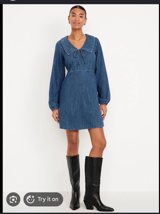 Old Navy Dresses & Skirts - NWT Old Navy fit and flare denim dress sz M